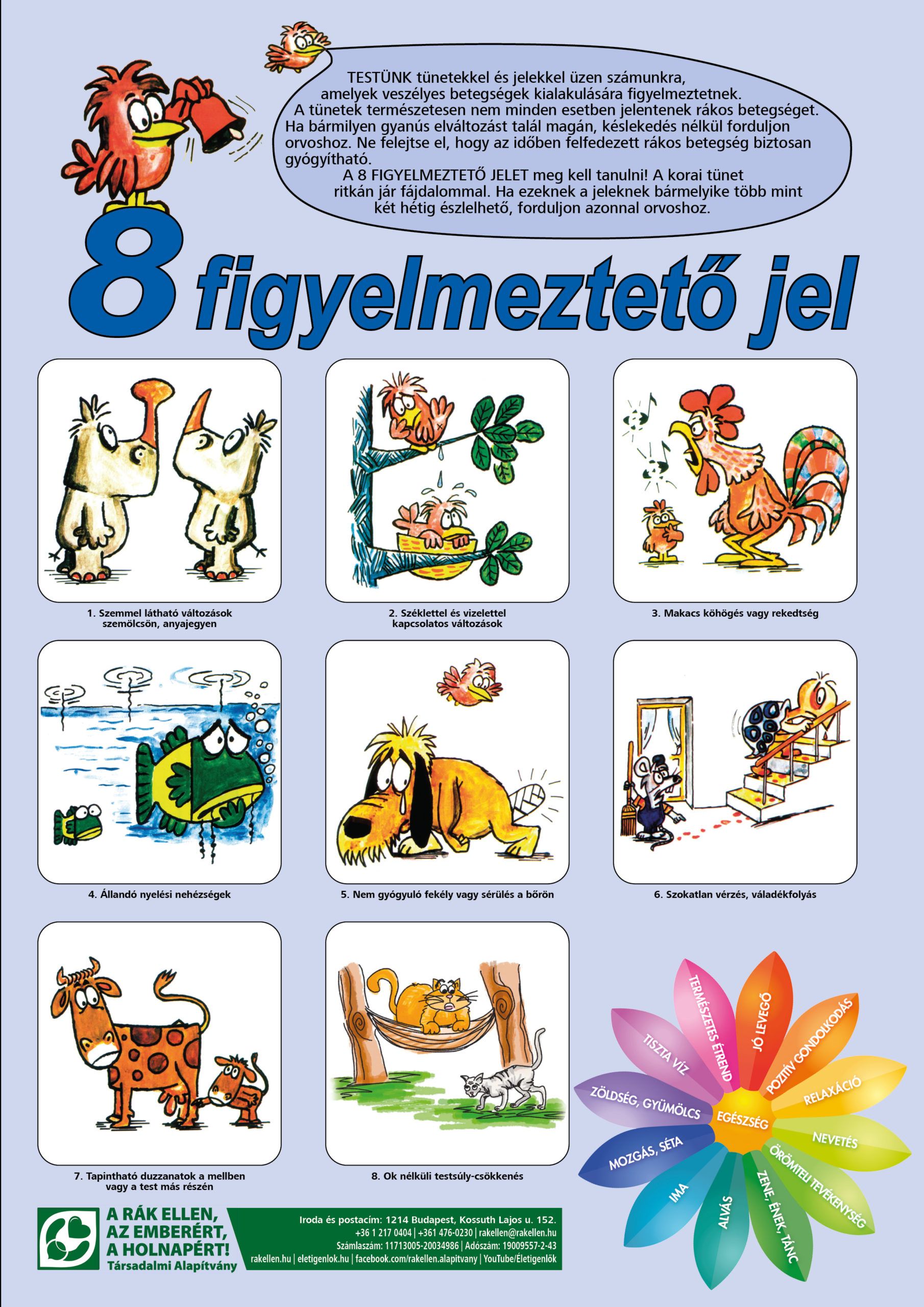 8 figyelmeztető jel